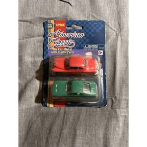 American Classic 2 Pack Oldsmobile 88 and Ford Mustang Fastback 1:64 Scale